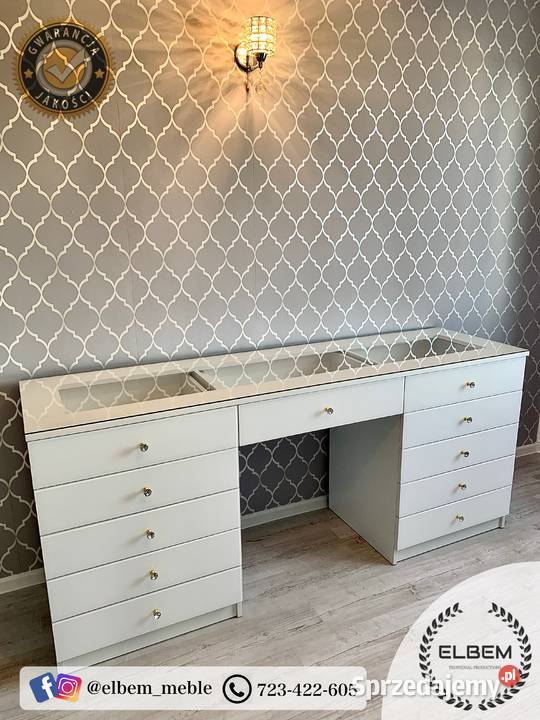 Toaletka ze szklanymi frontami Glamour Toaletki Warszawa sprzedam