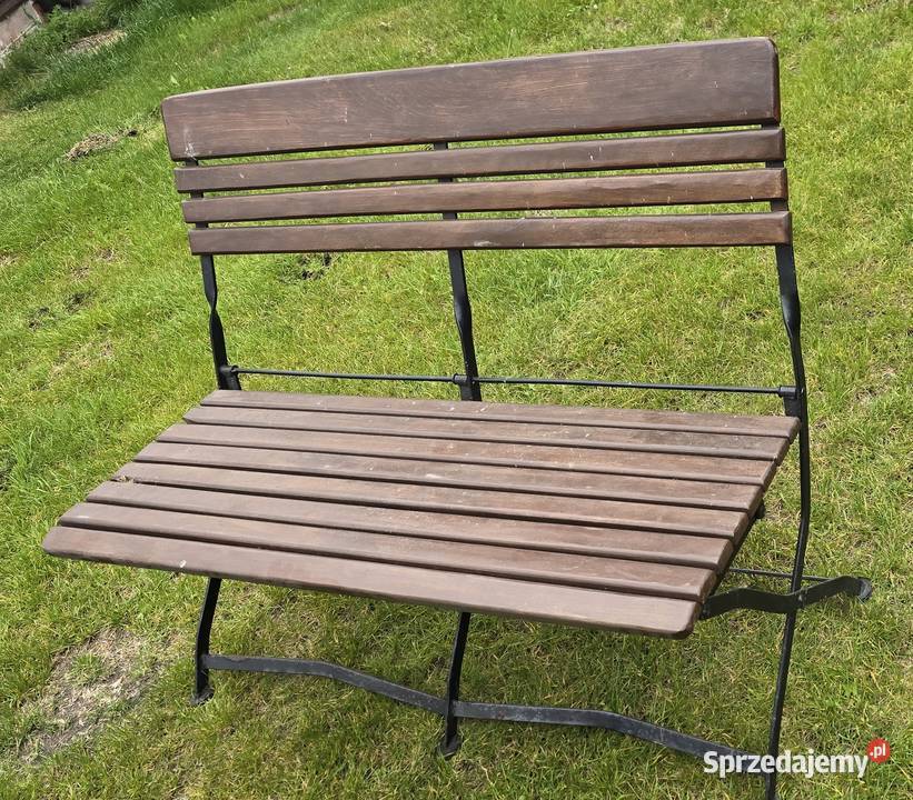 Zestaw mebli ogrodowych Stół 2 ławki do ogródka Mielno