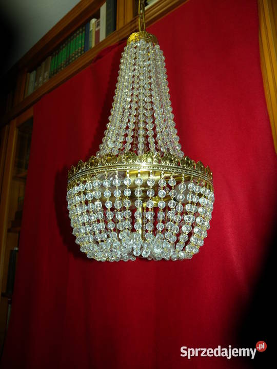 Żyrandol kryształowy Maria Theresa gruszka śląskie Katowice