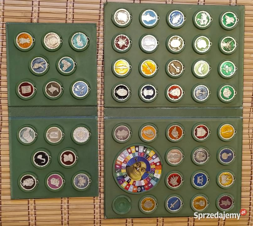 Kolekcja medalików Śrek wielkopolskie Swarzędz sprzedam