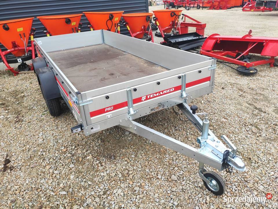 Przyczepka samochodowa Temared PRO 30152 Burtowe i plandeki Rzeszów