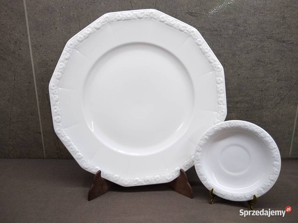 Unikat patera Rosenthal Biała Maria 33 Kalisz