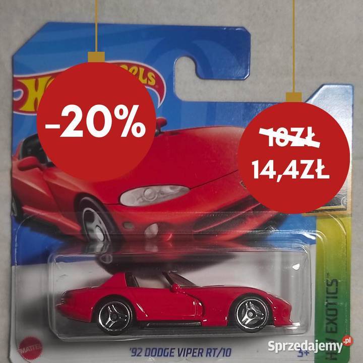 Hot Wheels 92 Dodge Viper RT10 236250