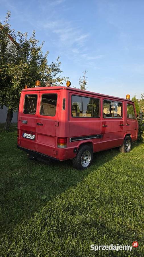 Mercedes MB100 24D 9osobowy strażacki oryginał Jelcz-Laskowice
