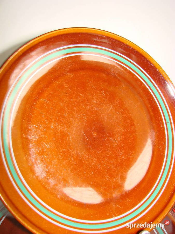 Porcelit Pruszków talerz obiadowy PRL 4 Pruszcz Gdański