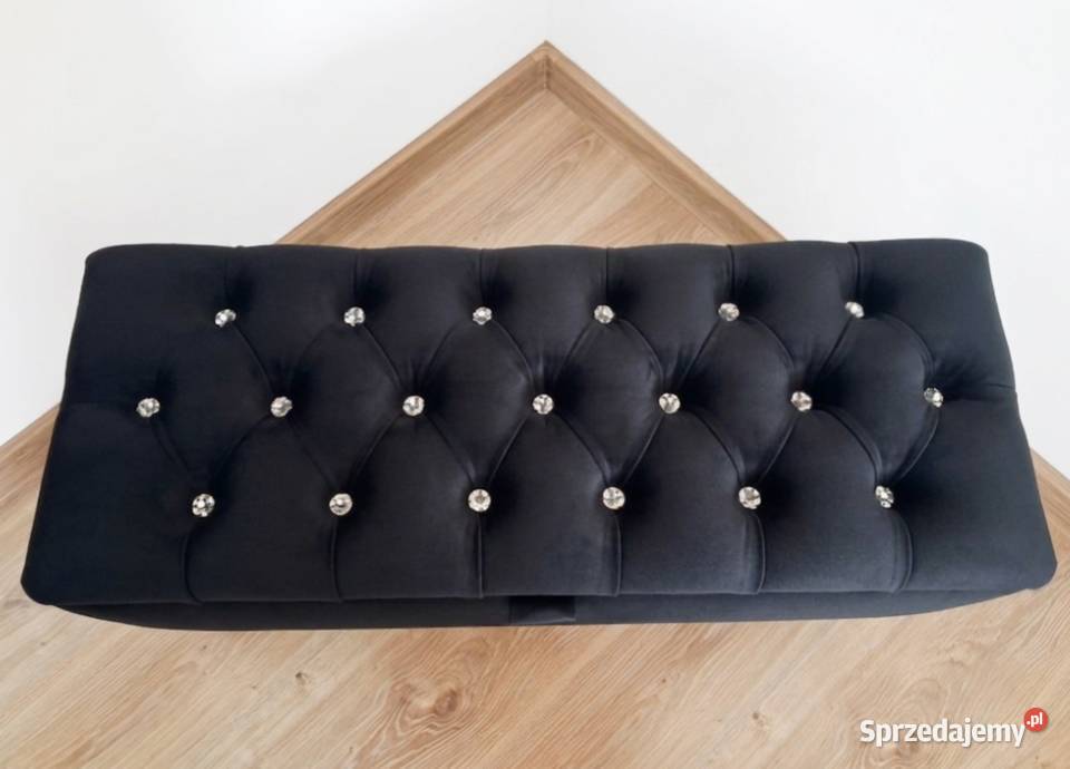 Pufa ławeczka 80x30 chesterfield otwierana z 30cm Stronie