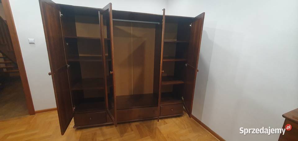 Szafa sosnowa czterodrzwiowa Opoczno sprzedam