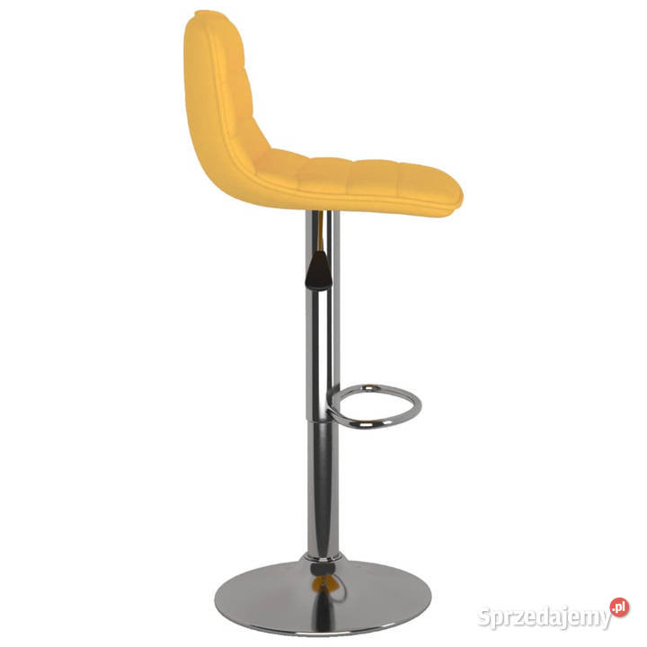 Hokery 2 żółte tapicerowane tkaniną WM333952 sprzedam