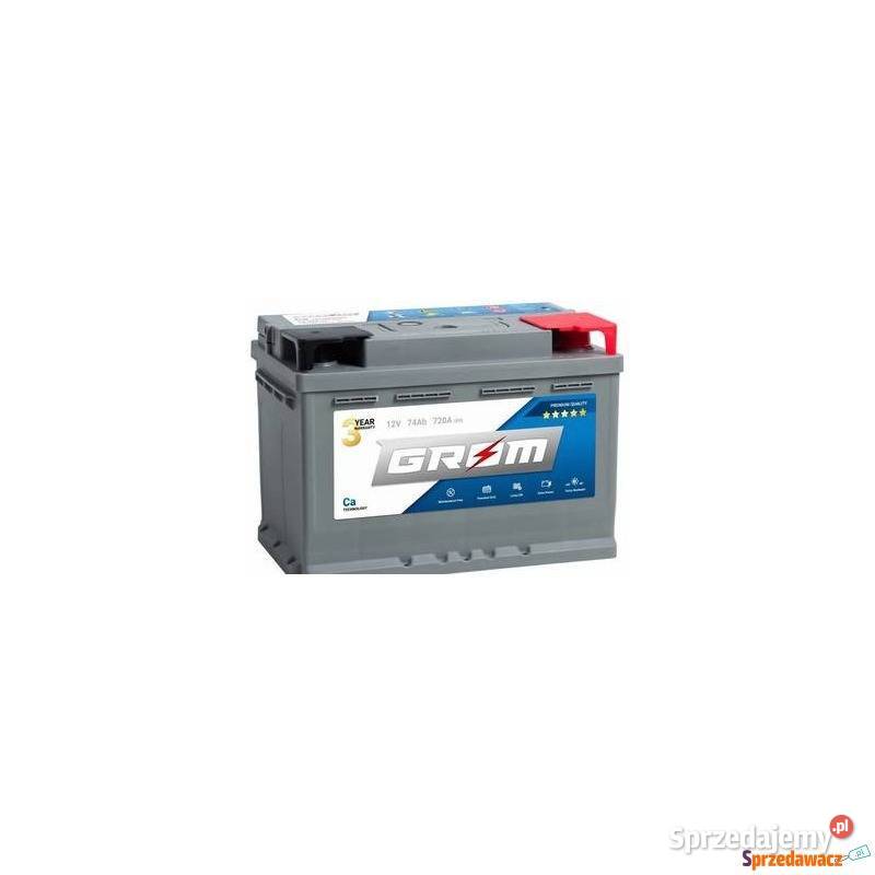 Akumulator 74Ah 720A GROM Premium Gdynia sprzedam