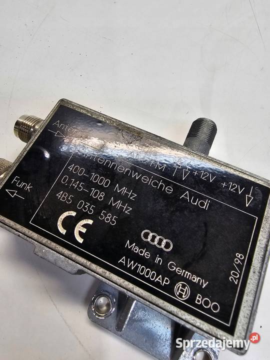 WZMACNIACZ ANTENOWY AUDI A6 C5 A4 B5 4B5035585 osobowe Przystajń