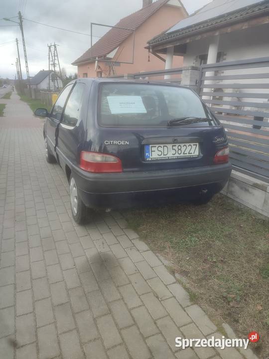 Saxo 15 diesel nowe oc przegląd auto sprawne 45KM Stare Kurowo