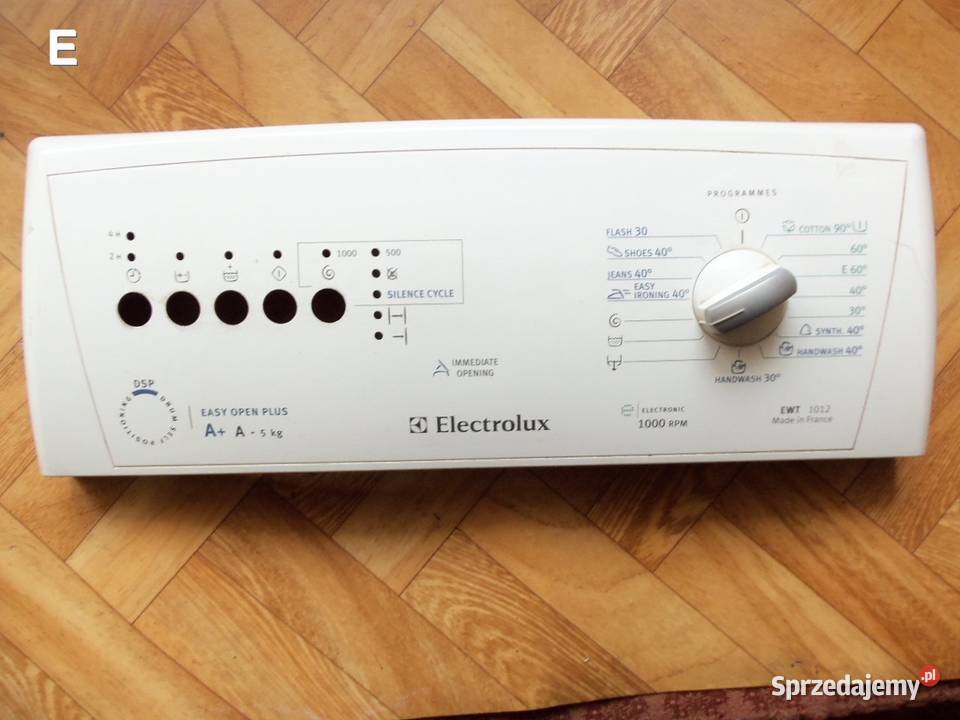 Części plastikowe z pralki Electrolux EWT 1012 opolskie Głuchołazy