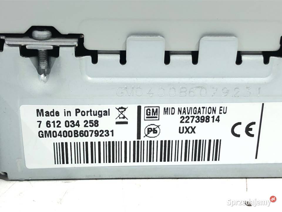 RADIO OPEL INSIGNIA A 22739814 0817 ODTWARZACZ osobowe