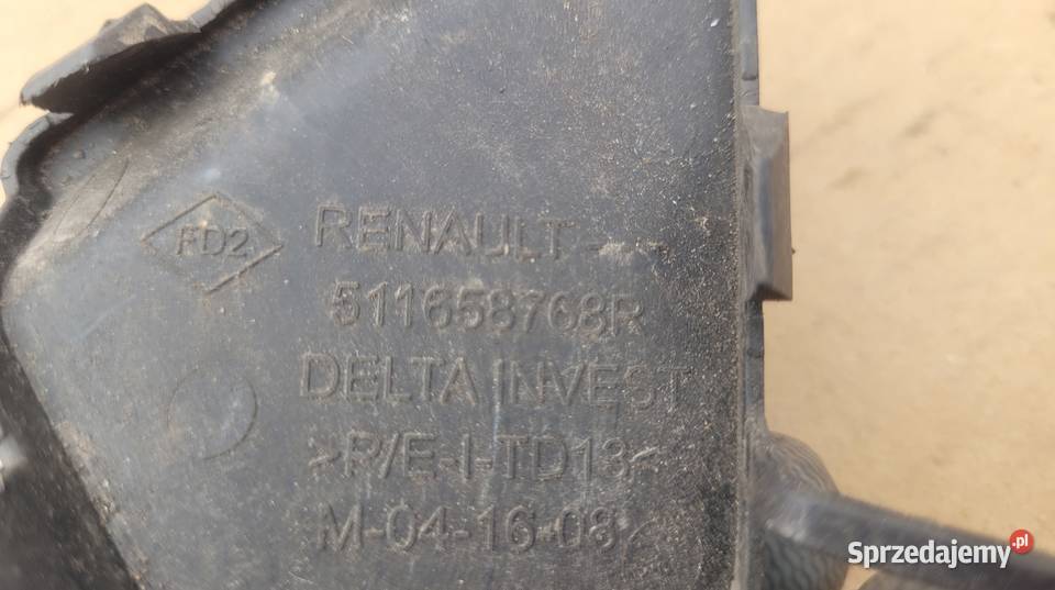 ZAŚLEPKA HAKA ZDERZAKA TYŁ DACIA LOGAN II MCV Ruda Śląska