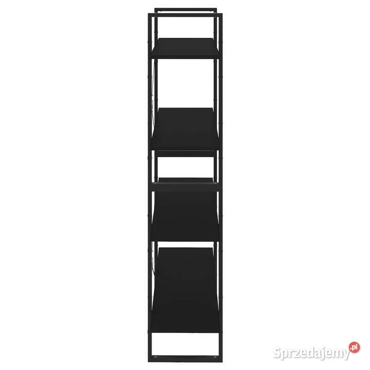 4poziomowy regał na książki czarny 100x30x140 Warszawa