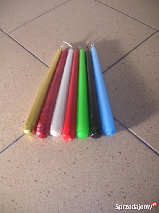 Świeczka klasyczna 275 świeca metaliczna 127 Dekoracje i ozdoby śląskie Siewierz