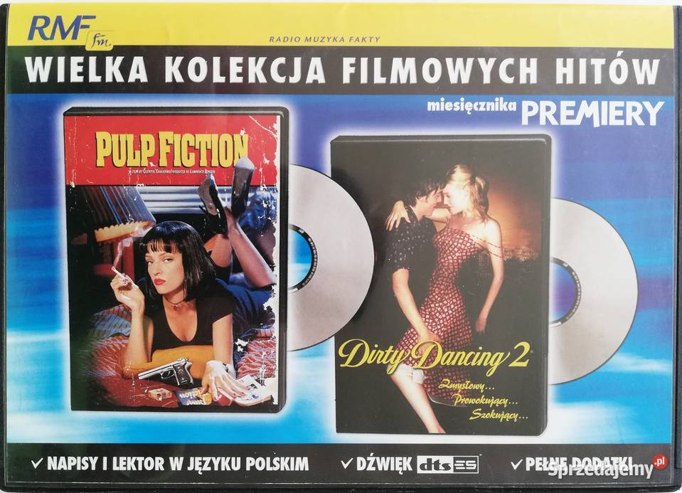 Pulp Fiction Dirty Dancing 2 2DVD Łódź