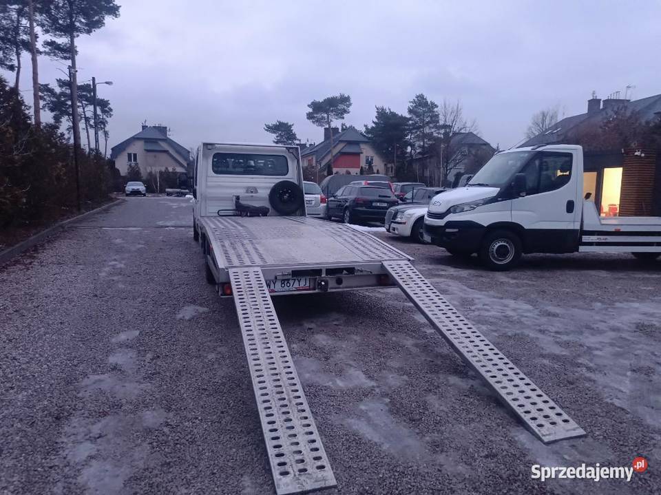 Peugeot Boxer Brygadówka 7 os Pomoc Drogowa nieuszkodzony Warszawa sprzedam