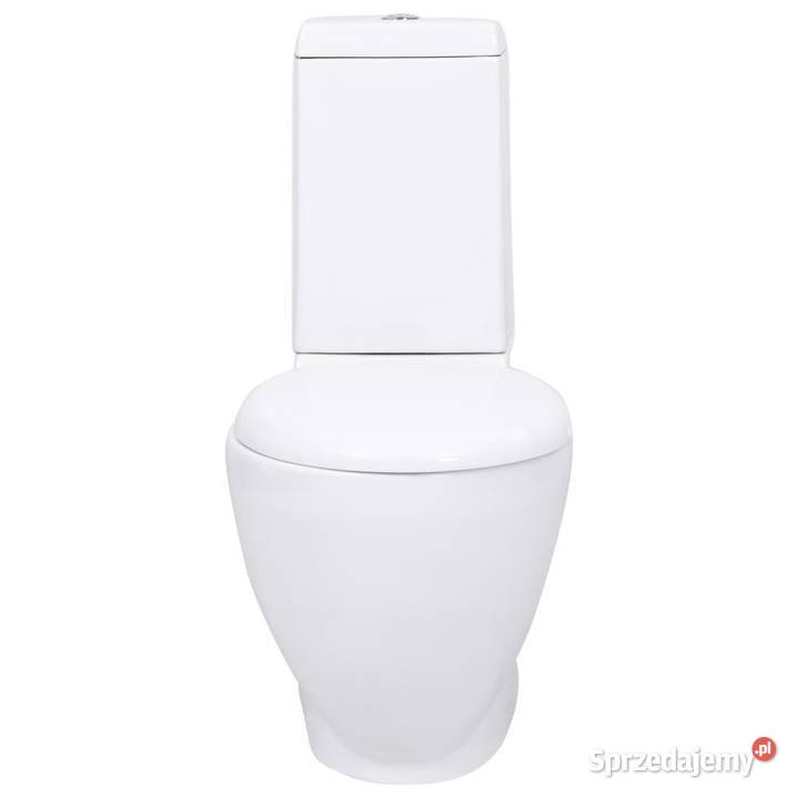 vidaXL Ceramiczna toaleta ze spłuczką okrągła Pozostałe Warszawa sprzedam