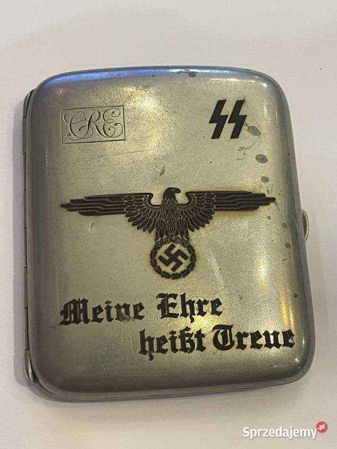 Niemiecka papierośnica platerowana III Rzesza małopolskie