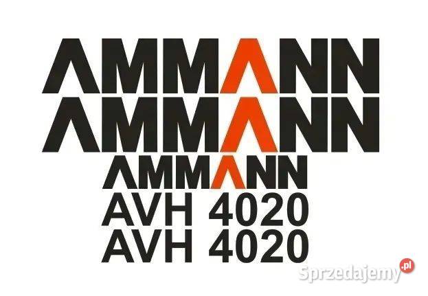 Naklejki oklejenie AMMANN AVH 4020 Zamiennik Janików sprzedam
