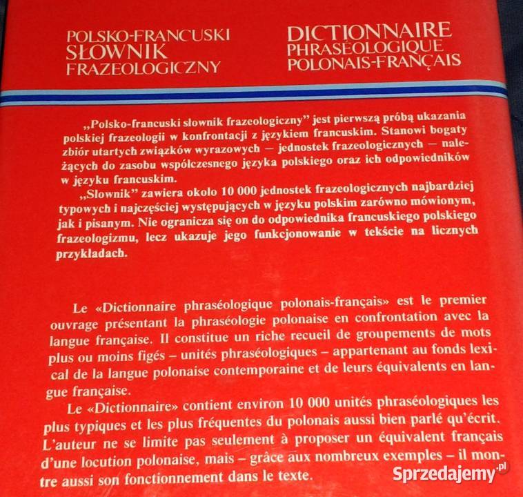 Polskofrancuski słownik frazeologiczny Leon lubelskie