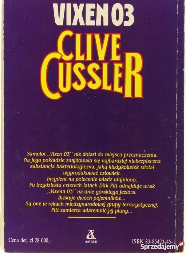 VIXEN 03 CUSSLER CLIVE Bielsk Podlaski Sprzedajemy.pl Bóg na ławie oskarżonych C.S. Lewis Białystok Sprzedajemy.pl