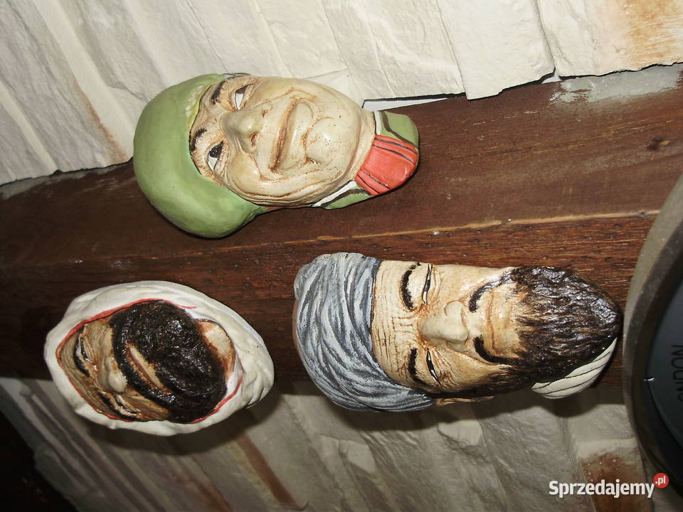 Gipsowe maski PRL dziś już unikaty mazowieckie Ożarów Mazowiecki sprzedam