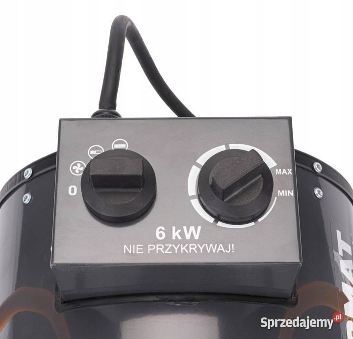 Nagrzewnica elektryczna 6kw 400v z termostatem Katowice