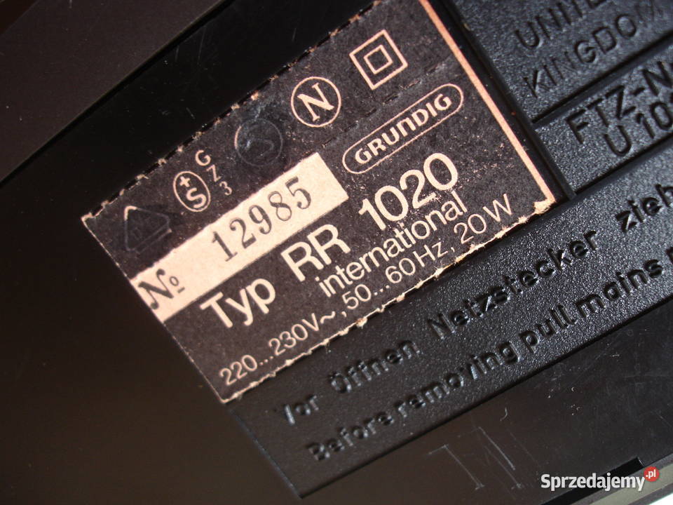Radiomagnetofon GRUNDIG RR1020 Zielona Góra