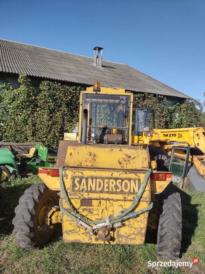 Terenowy wózek widłowy Sanderson 3T Wózki widłowe Słowiki Stare