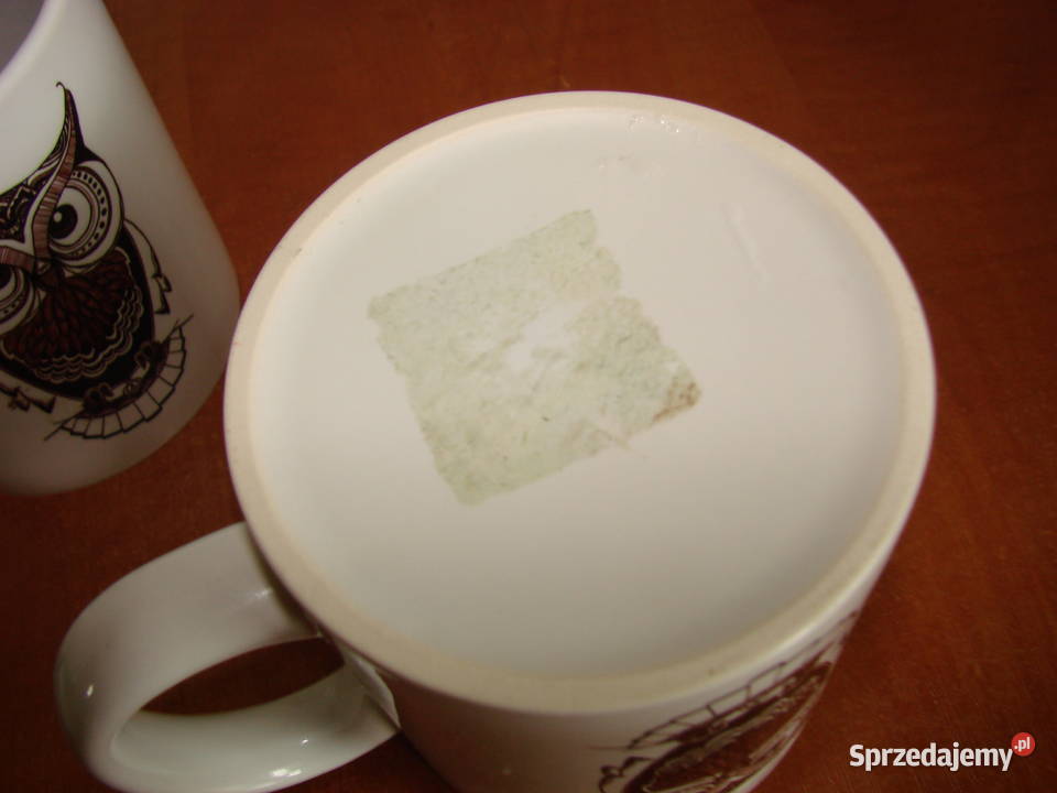 Sowa ceramiczny kubek pomorskie Pruszcz Gdański