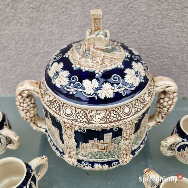 Porcelana Waza 4 filiżanki waza wys 3132 lubuskie Strzelce Krajeńskie