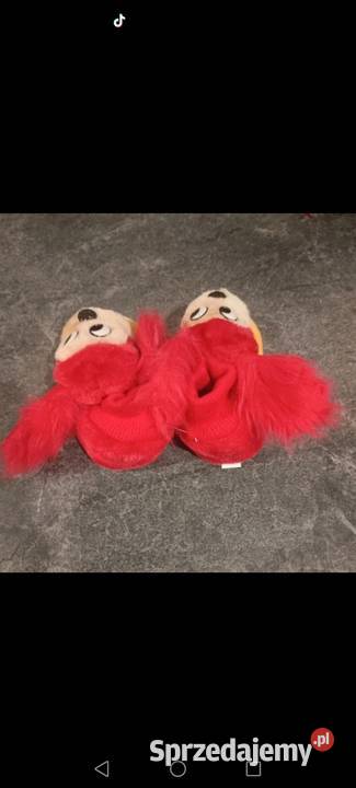 Pantofle niemowlęce brązowy/beżowy Krosno sprzedam