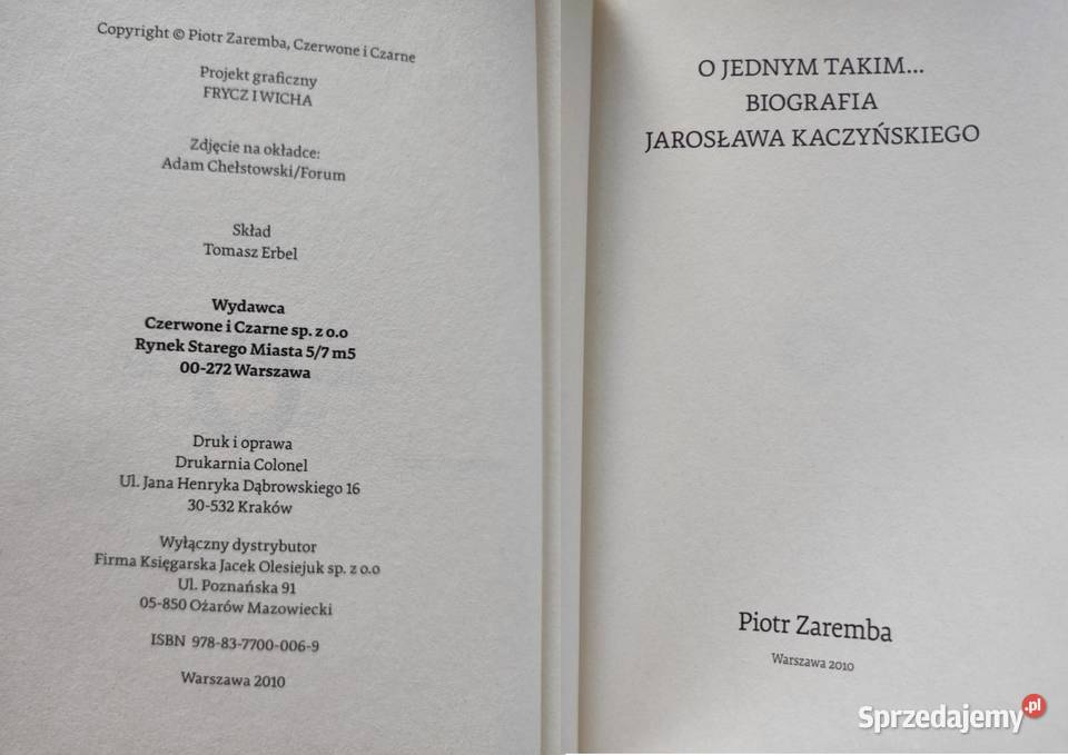 Piotr Zaremba O jednym takim Biografia Jarosława miękka świętokrzyskie Kielce