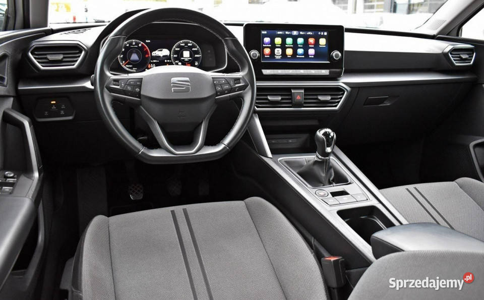 Seat Leon Bezwypadkowy Salon Polska Serwis ASO system Start-Stop Łódź