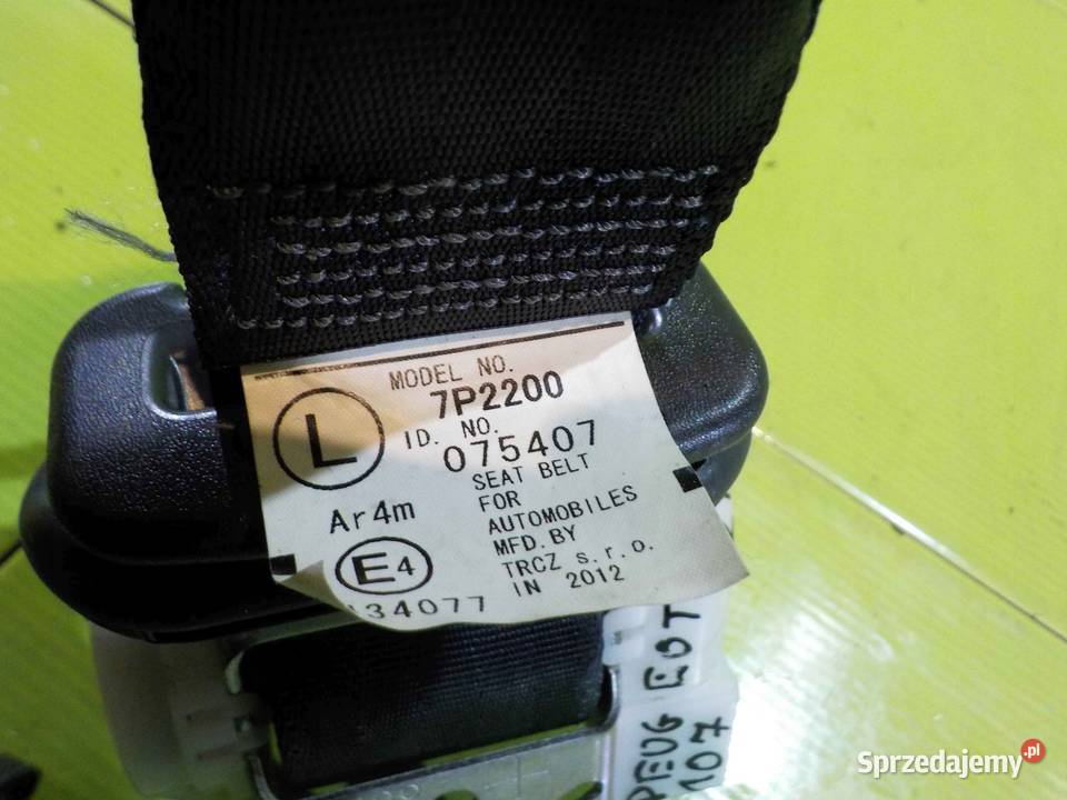 PEUGEOT 107 LIFT II pas bezpieczenstwa lewy tyl Suków