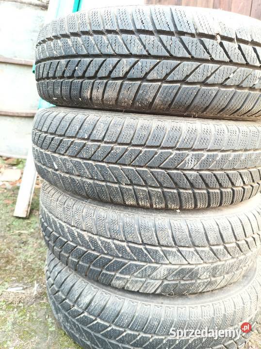 4x Opony zimowe 15570 r13 75t Hankook opolskie Nysa