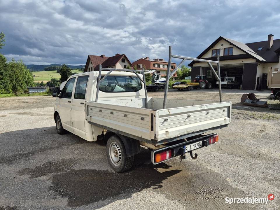 VW Transporter T5 Doka 19 TDI Skrzynia 6 osób małopolskie Mszana Dolna