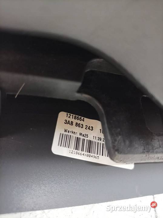 TUNEL ŚRODKOWY PODŁOKIETNIK Skoda Scala I 2019