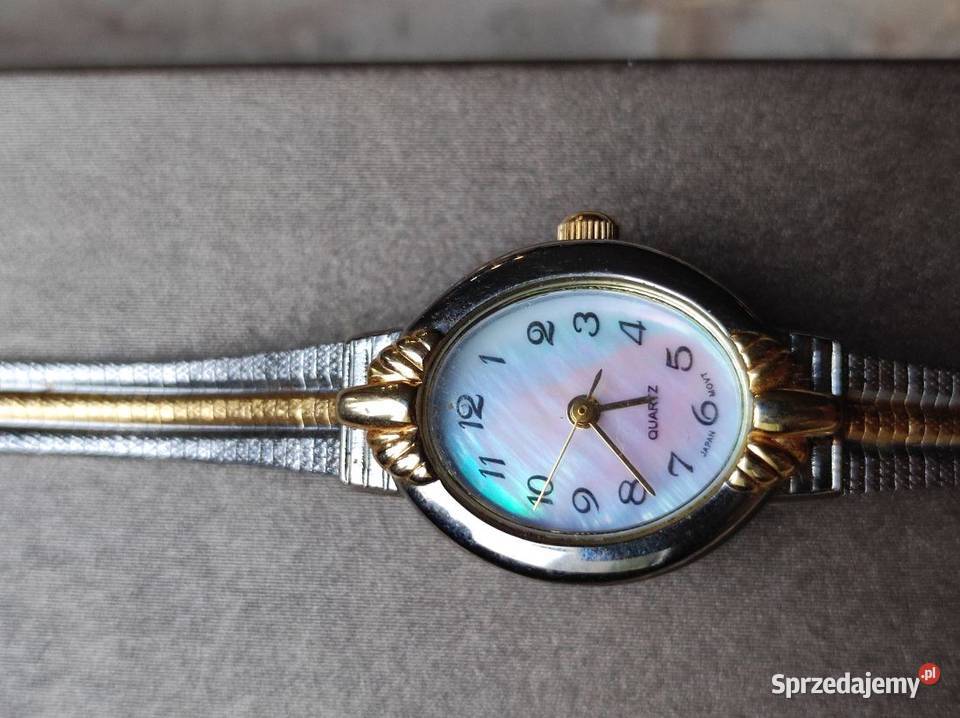 biżuteryjny damski zegarek srebrna złota Kielce