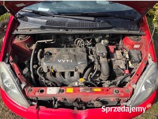 Toyota Yaris I sprzedaż syndyka czerwony Szczecin
