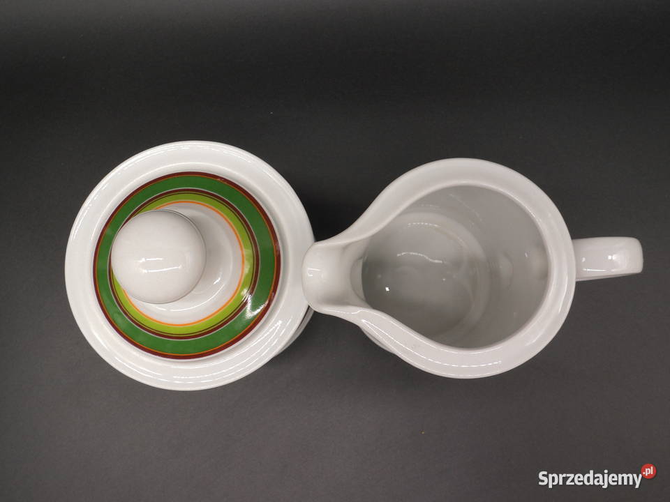 Zestaw Porcelanowy Cukiernica i Mlecznik Raszków
