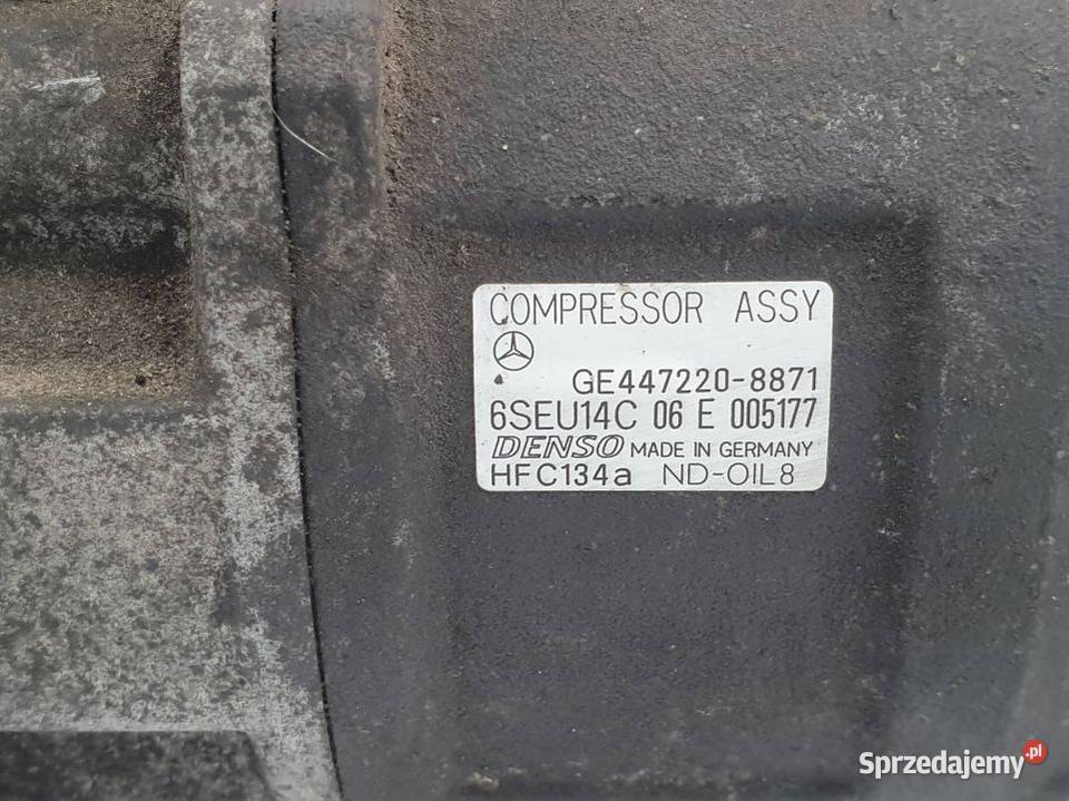 SPRĘŻARKA KLIMATYZACJI MERCEDES A KLASA W168 Pozostałe Lipno sprzedam