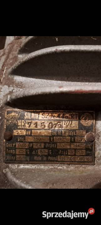 Silnik Elektryczny 55kW 380V Siła SZJe 44a R1 kujawsko-pomorskie