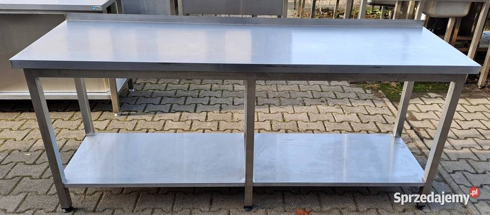 STÓŁ GASTRO Z PÓŁKĄ WZMACNIANY 2006085 M1254NN Nowe Skalmierzyce