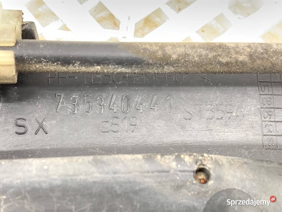 PODSZYBIE FIAT PANDA II Hatchback OSŁONA Podszybia