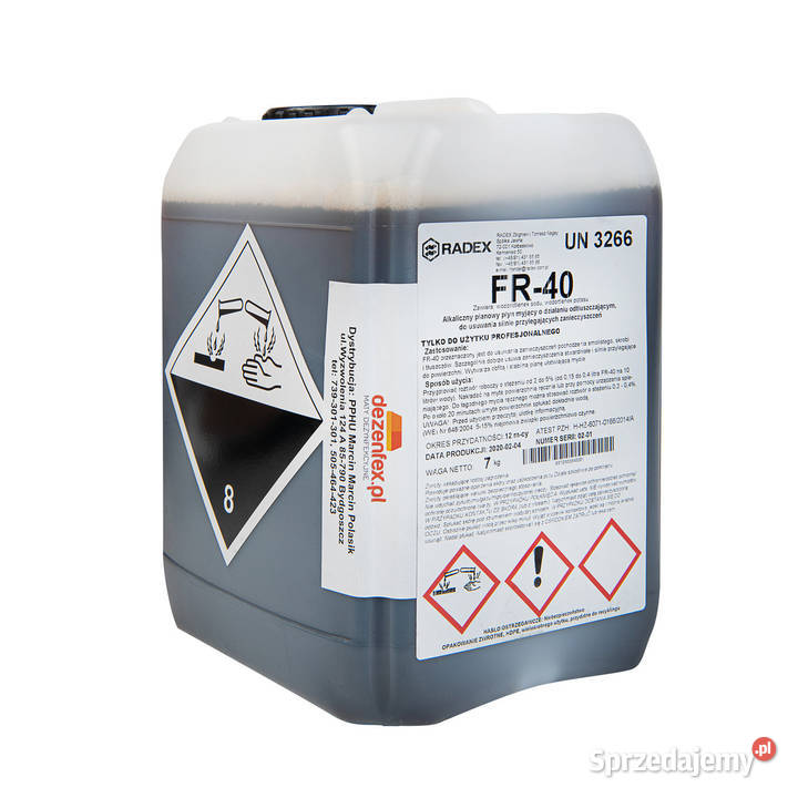 FR40 28 Płyn do mycia tworzyw sztucznych i stali