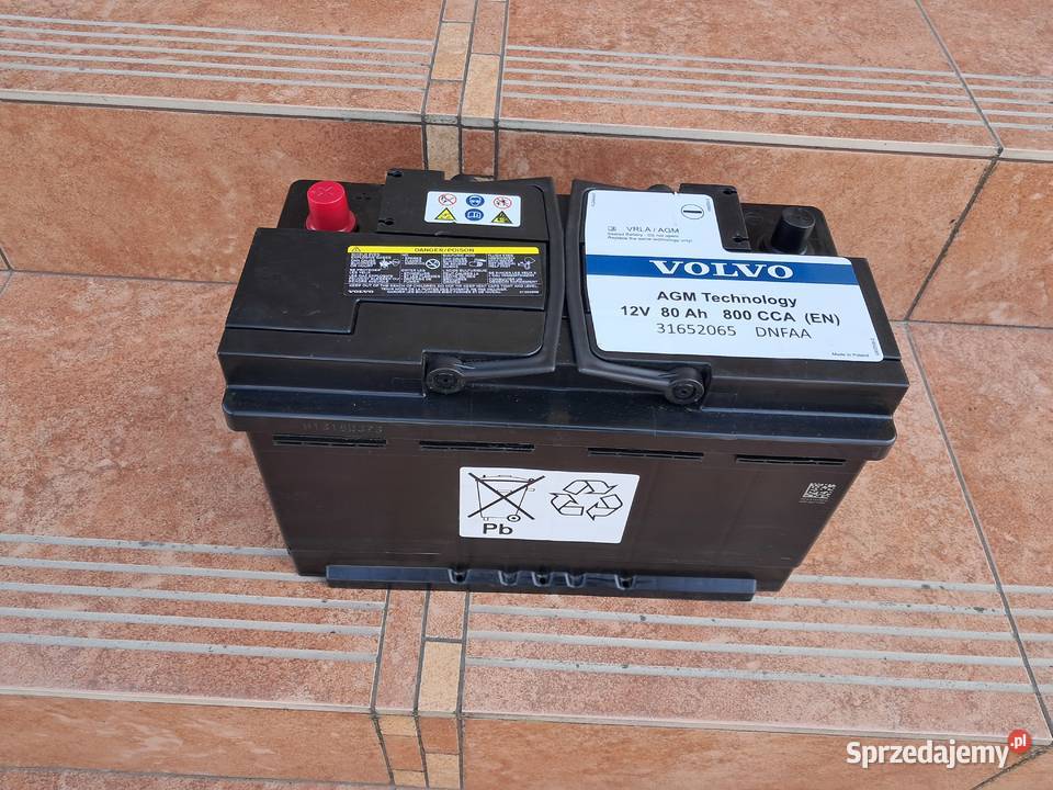 Akumulator 80 AH 800A AGM Volvo osobowe Serock