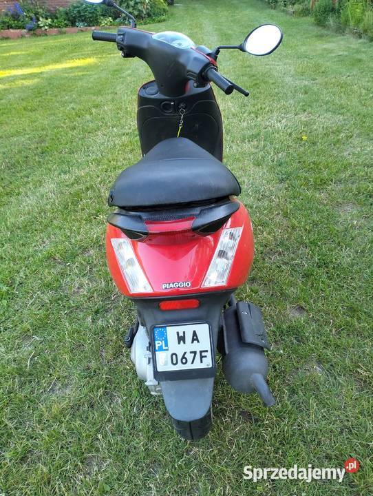 Skuter Piaggio Zip 50 2T symboliczny przebieg kupiony w polskim salonie Olsztynek